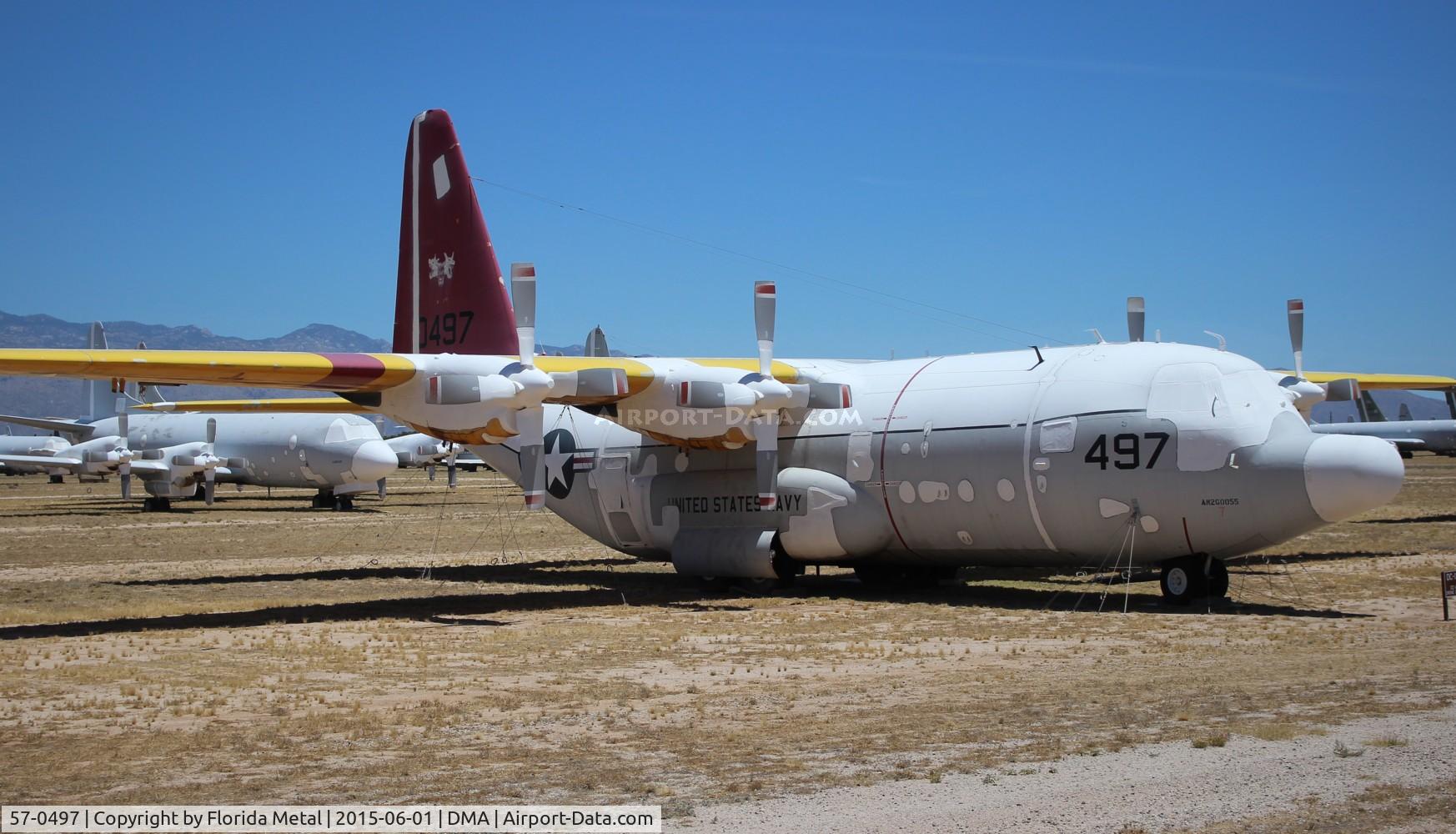57-0497, 1957 Lockheed DC-130A Hercules C/N 182-3204, DC-130A