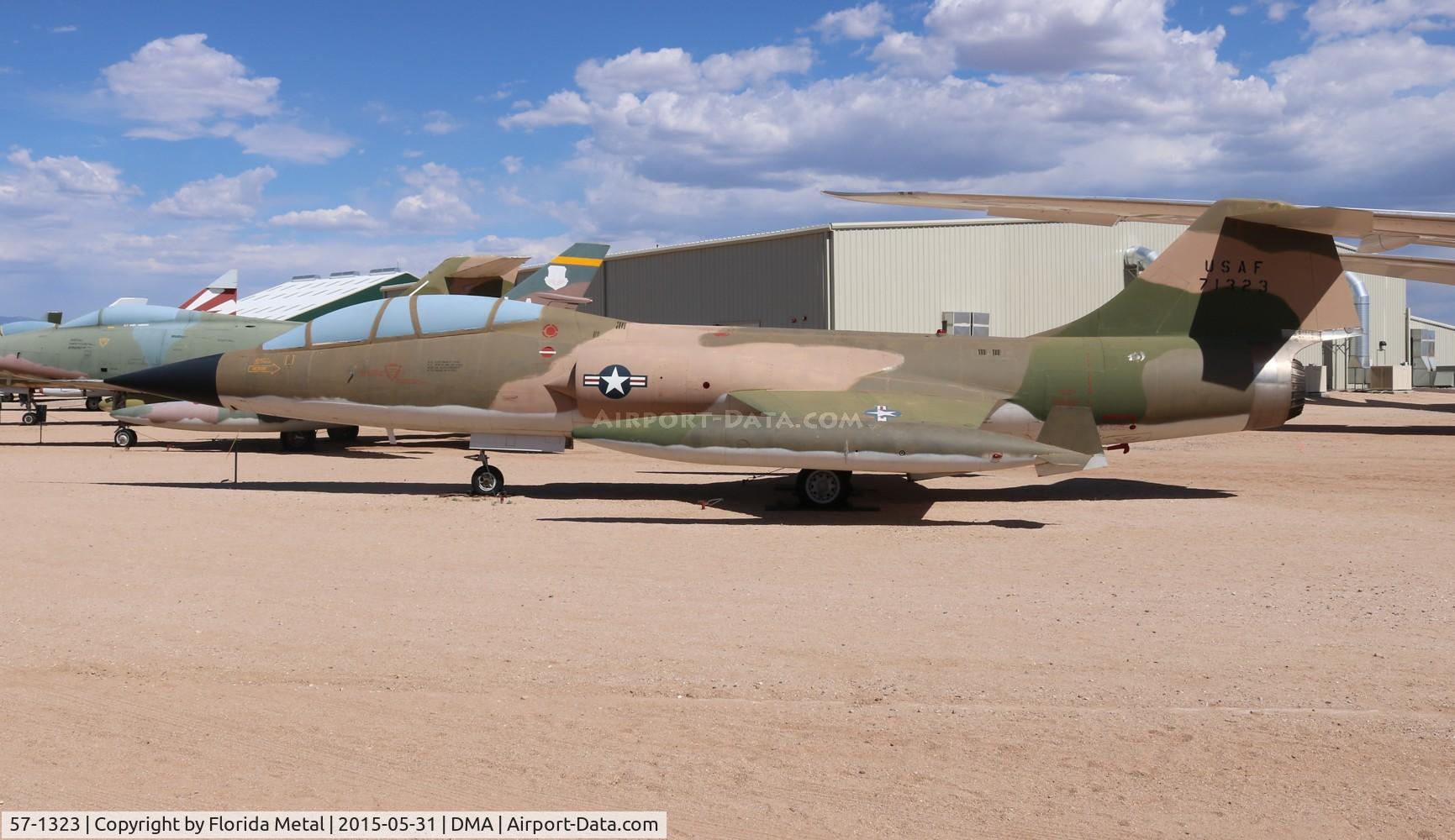 57-1323, 1957 Lockheed F-104D Starfighter C/N 483-5035, F-104D