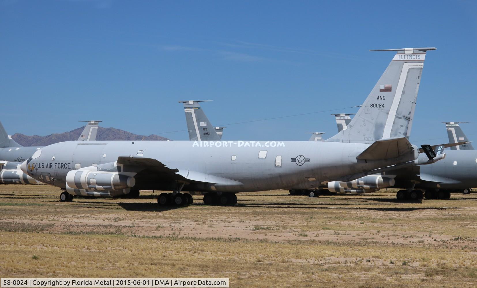 58-0024, 1958 Boeing KC-135E Stratotanker C/N 17769, KC-135E