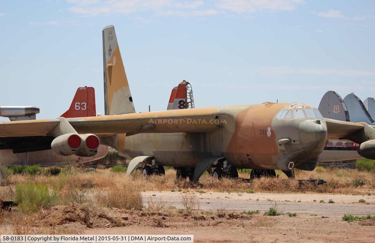58-0183, 1958 Boeing B-52G Stratofortress C/N 464251, B-52G
