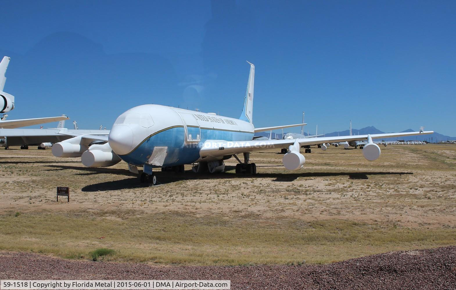 59-1518, 1960 Boeing C-135K Stratotanker C/N 18006, EC-135K
