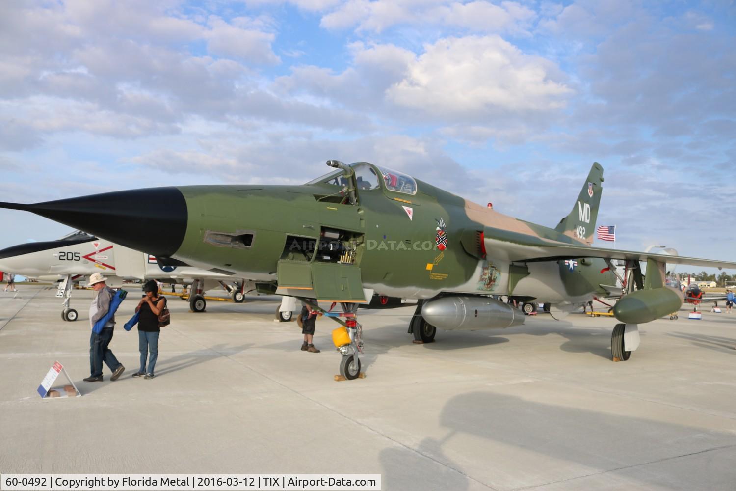 60-0492, 1960 Republic F-105D Thunderchief C/N D180, F-105D