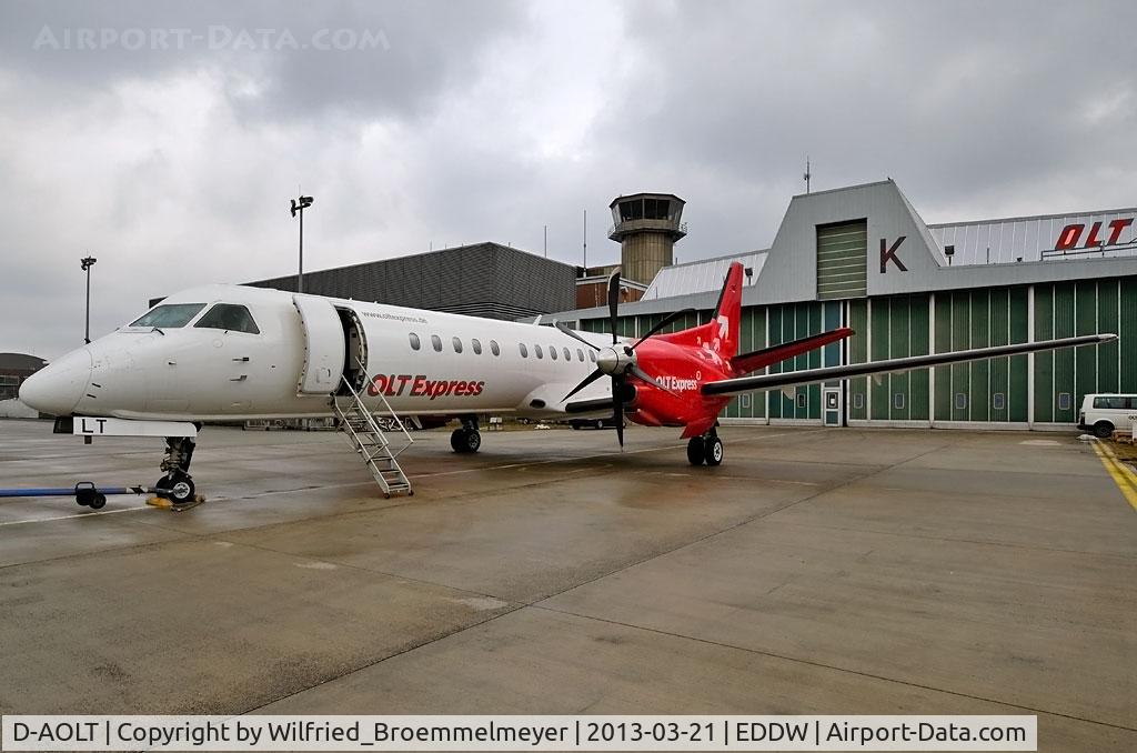 D-AOLT, 1996 Saab 2000 C/N 2000-037, Aircraft prepared for return to lessor.