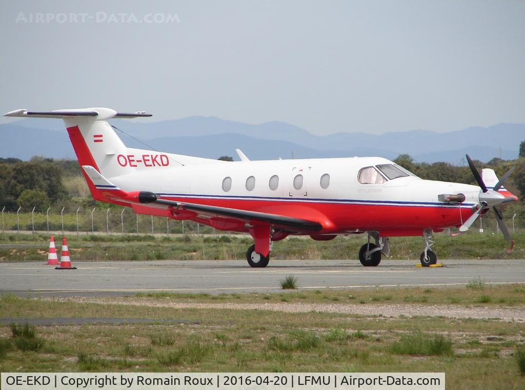 OE-EKD, 1996 Pilatus PC-12/45 C/N 142, Parked