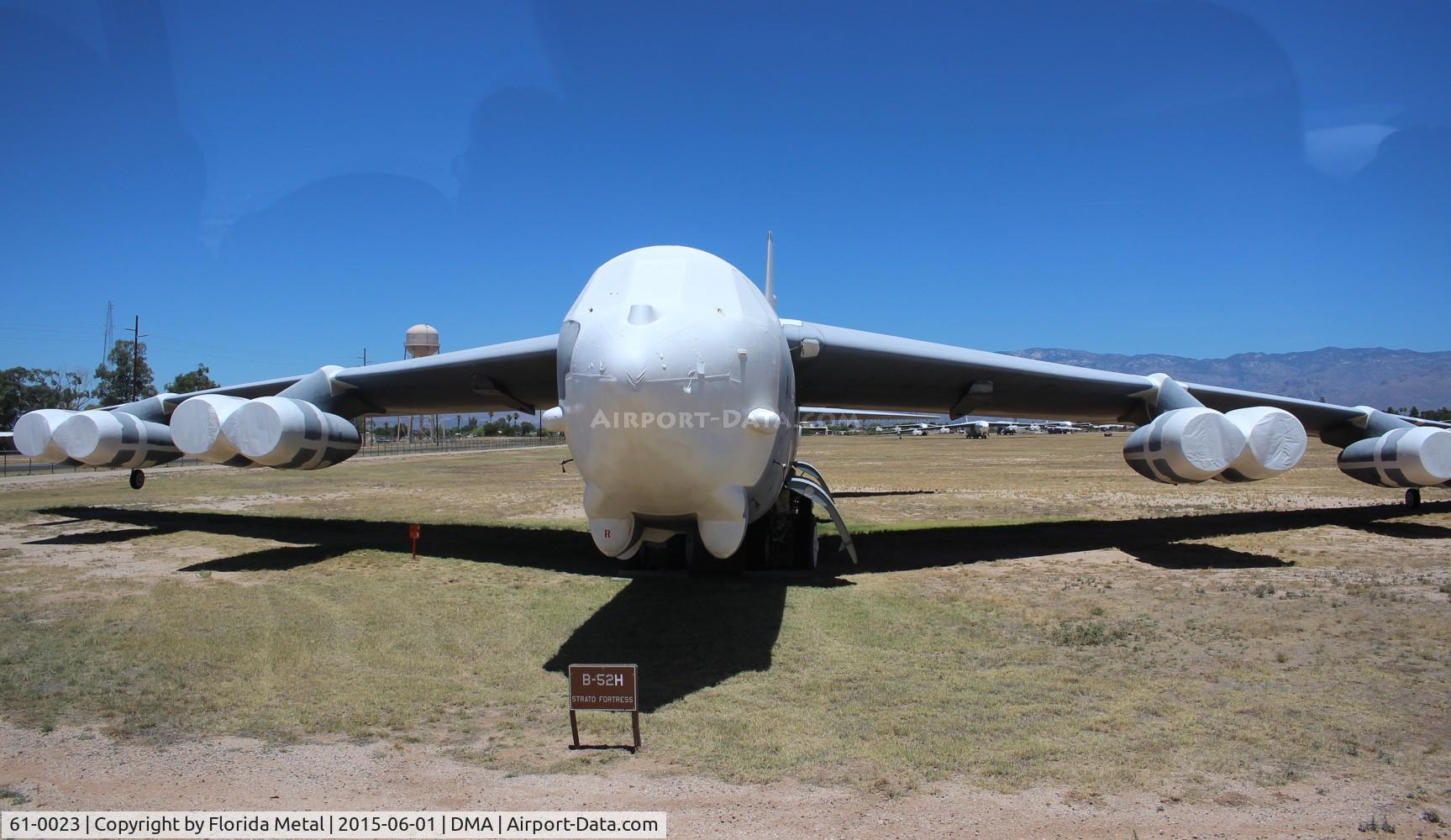 61-0023, 1961 Boeing B-52H-170-BW Stratofortress C/N 464450, B-52H