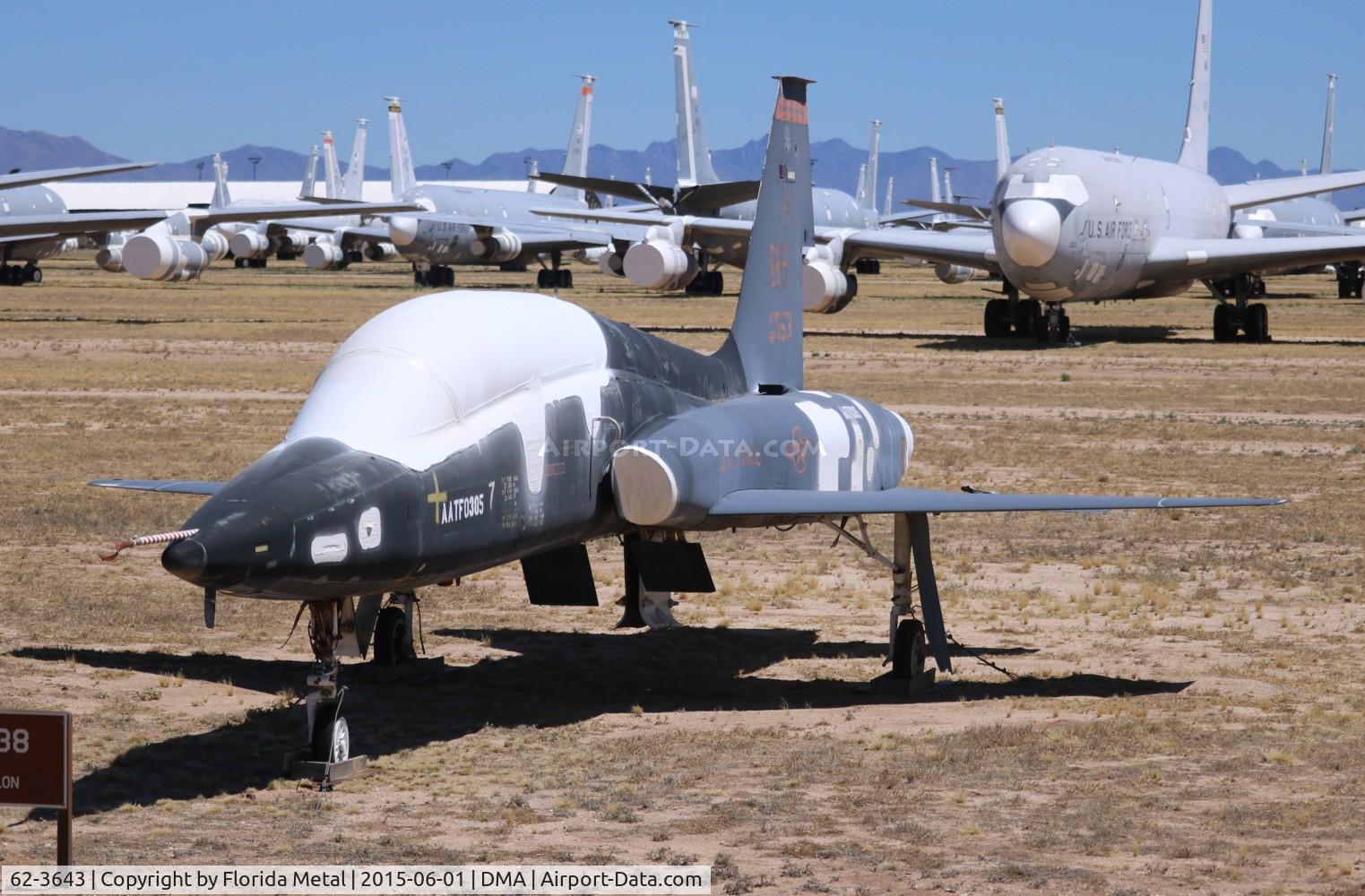 62-3643, 1962 Northrop T-38A Talon C/N N.5346, T-38A