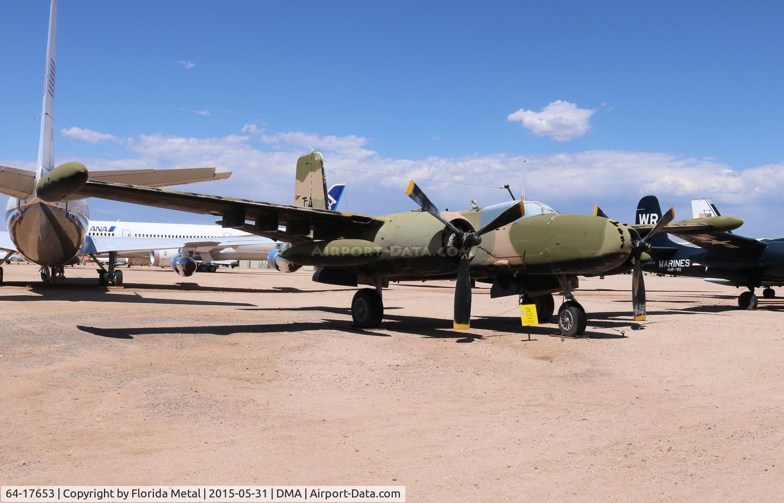 64-17653, Douglas-On Mark B-26K Counter Invader C/N 7091 (was 41-39378), A-26A