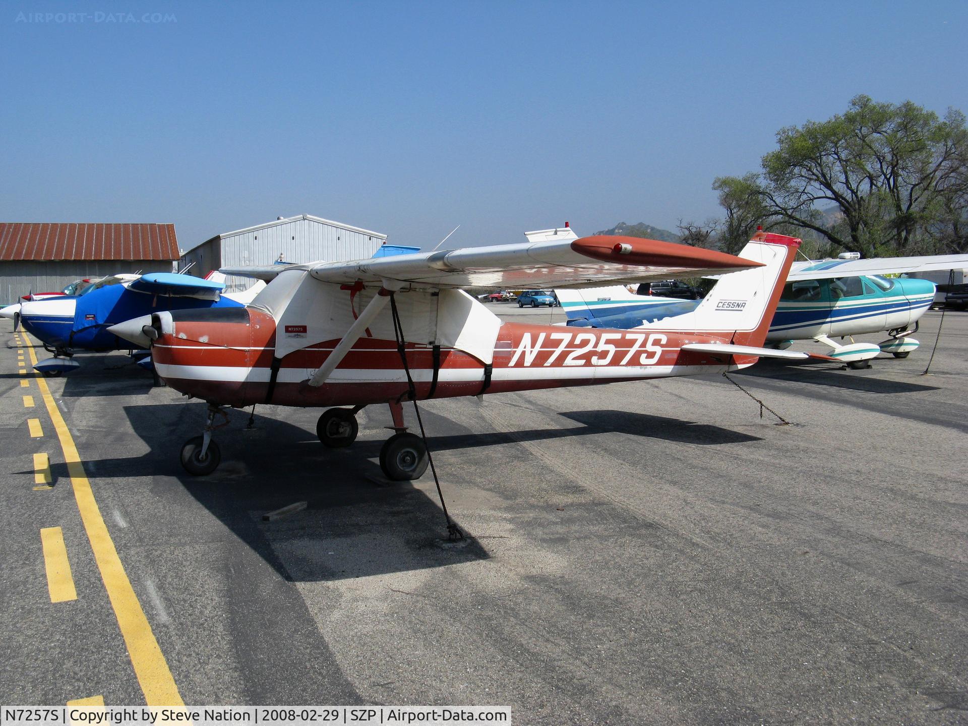 N7257S, 1967 Cessna 150H C/N 15067957, Locally-based 1967 Cessna 150H @ Santa Paula Airport (Ventura County), CA