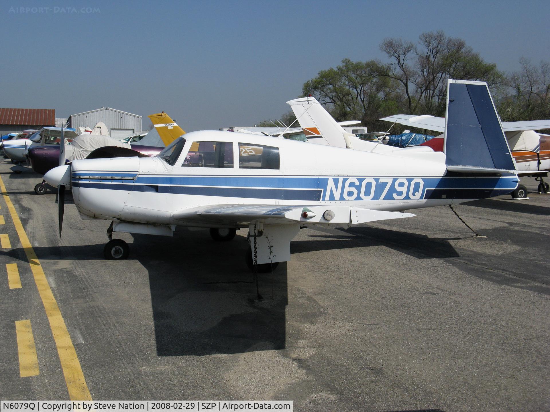N6079Q, 1965 Mooney M20C Ranger C/N 3255, Locally-based 1965 Mooney M20C Ranger @ Santa Paula Airport (Ventura County), CA