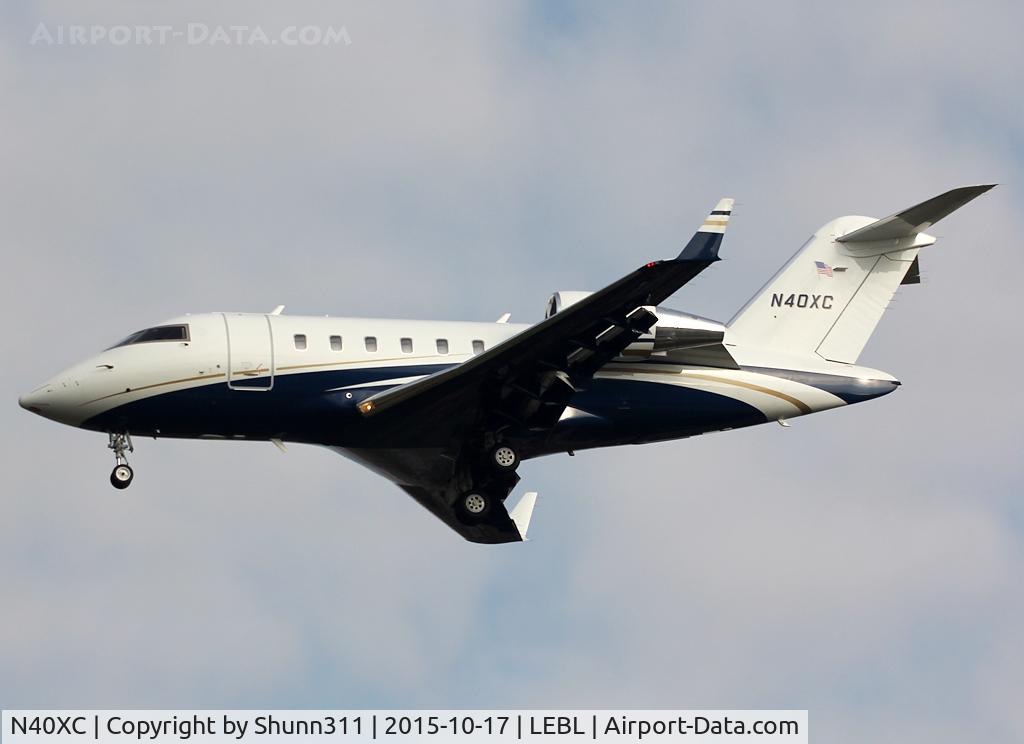 N40XC, Bombardier Challenger 605 (CL-600-2B16) C/N 5832, Landing rwy 25R