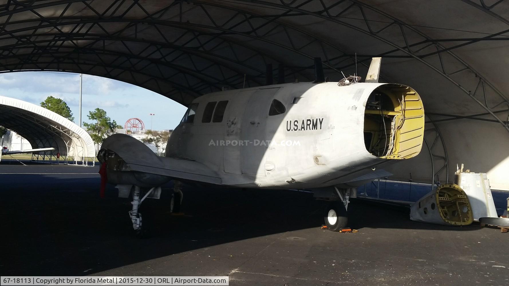 67-18113, 1967 Beech RU-21A Ute C/N LM.109, RU-21A