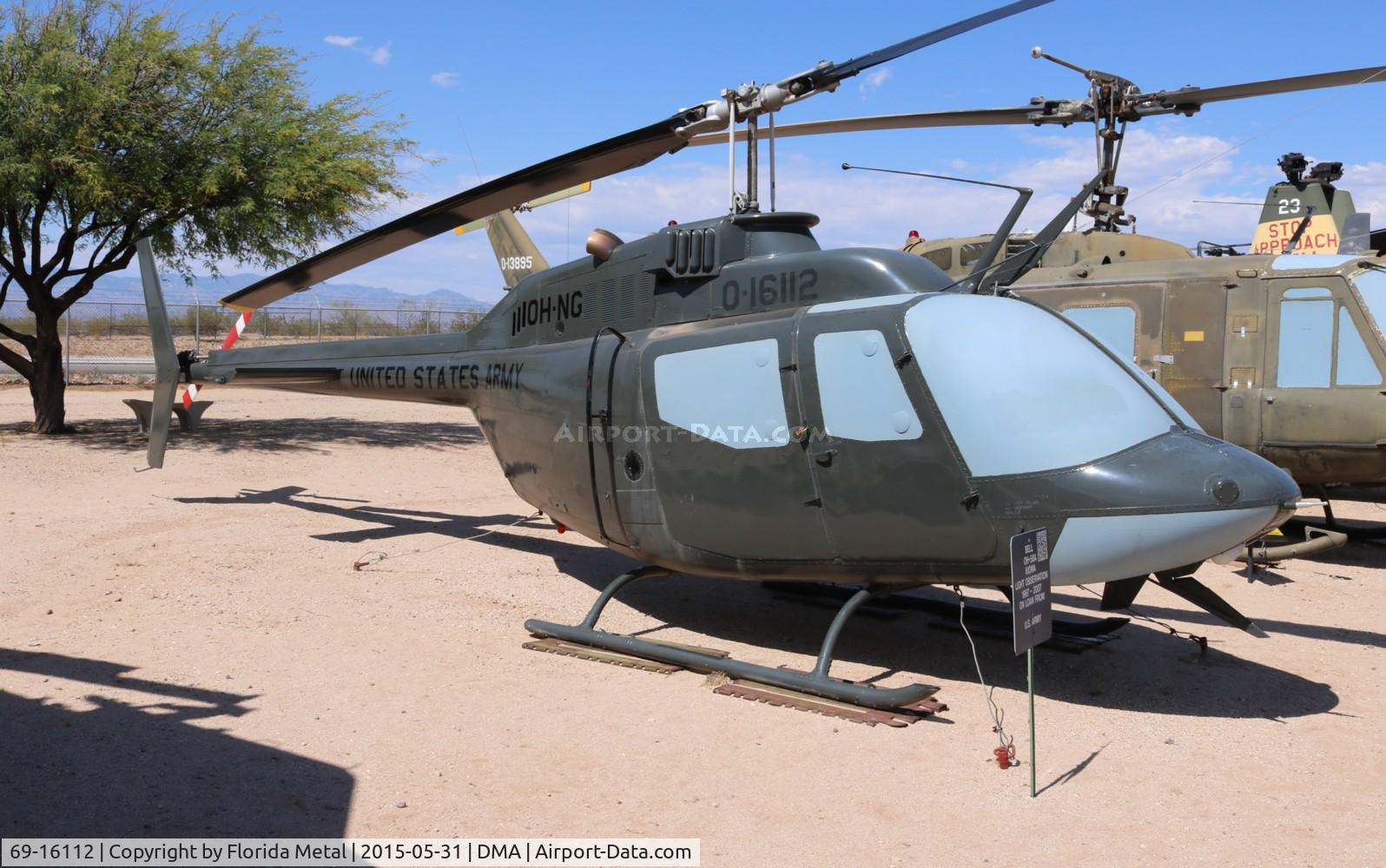 69-16112, Bell OH-58A Kiowa C/N 40333, OH-58 Kiowa