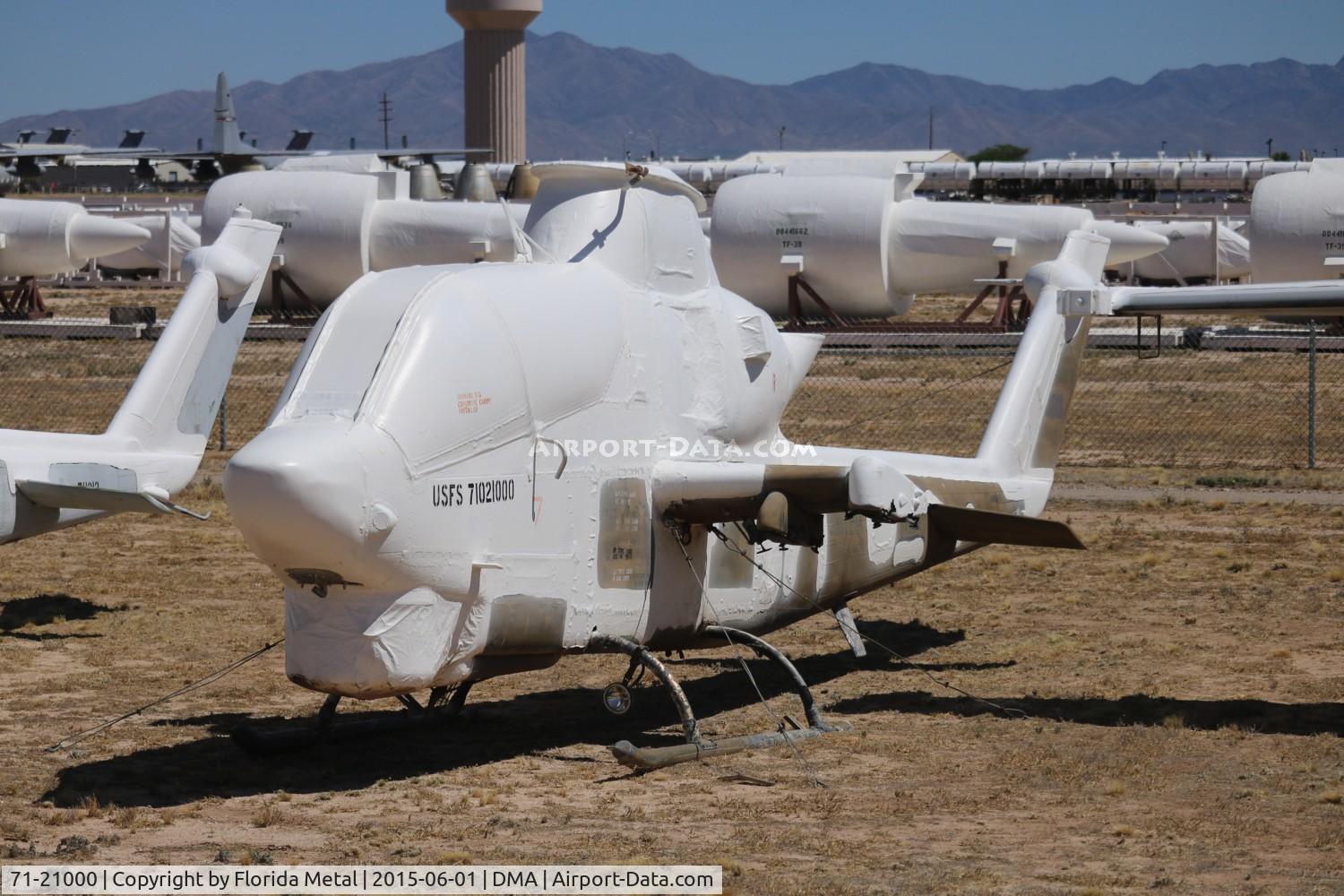 71-21000, 1971 Bell AH-1S Cobra C/N 21071, AH-1S