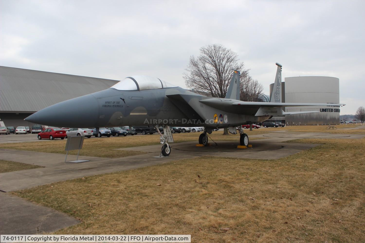 74-0117, 1974 McDonnell Douglas F-15A Eagle C/N 0093/A078, F-15A