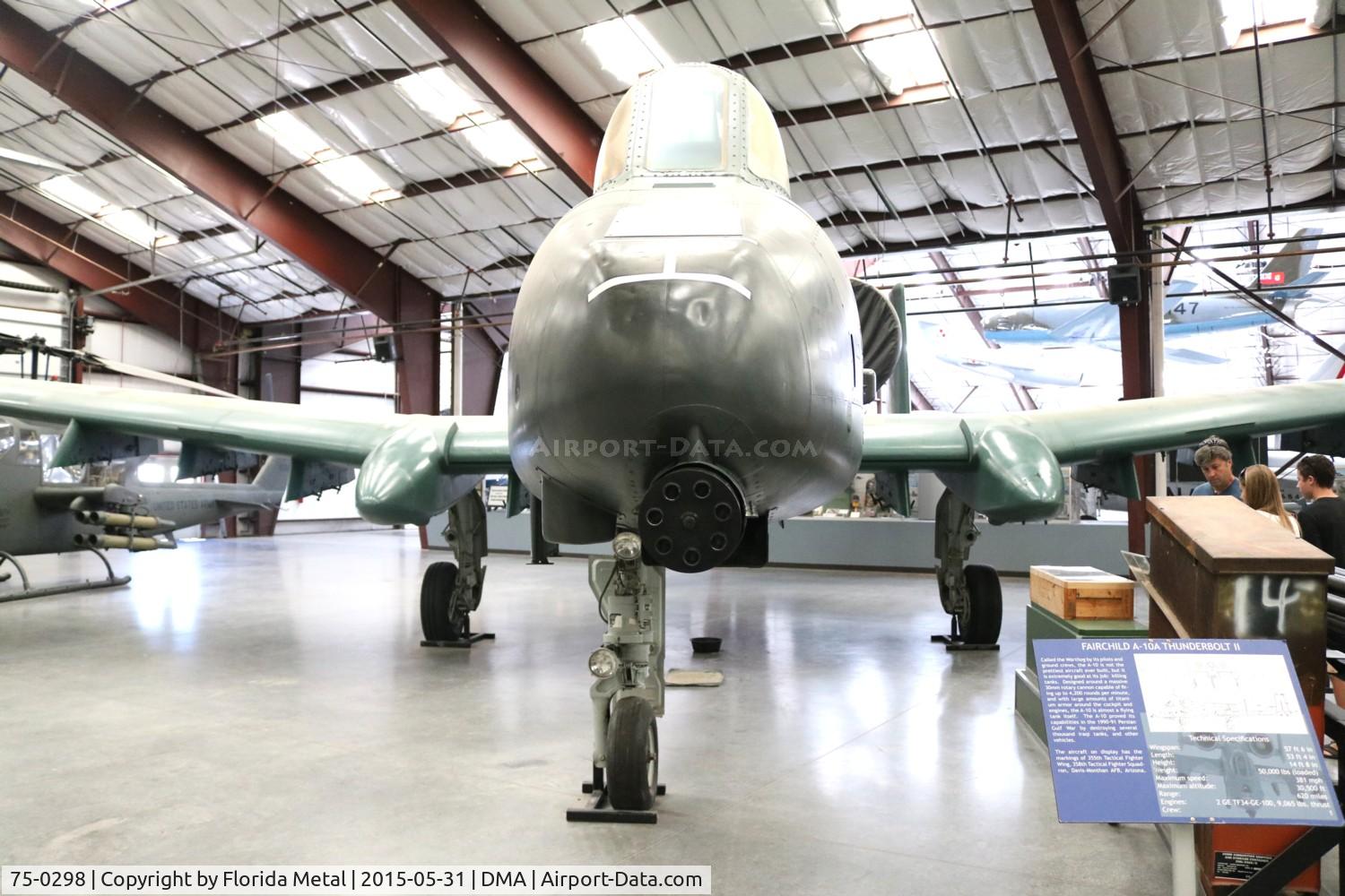75-0298, 1975 Fairchild Republic A-10A Thunderbolt II C/N A10-0047, A-10A