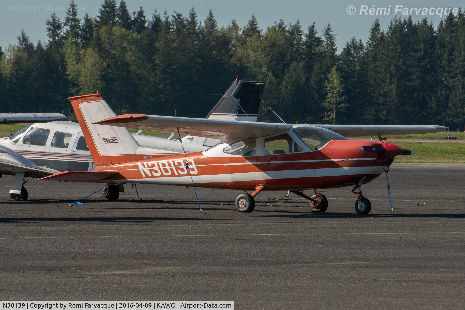 N30139, 1968 Cessna 177 Cardinal C/N 17701074, Park by main terminal building.