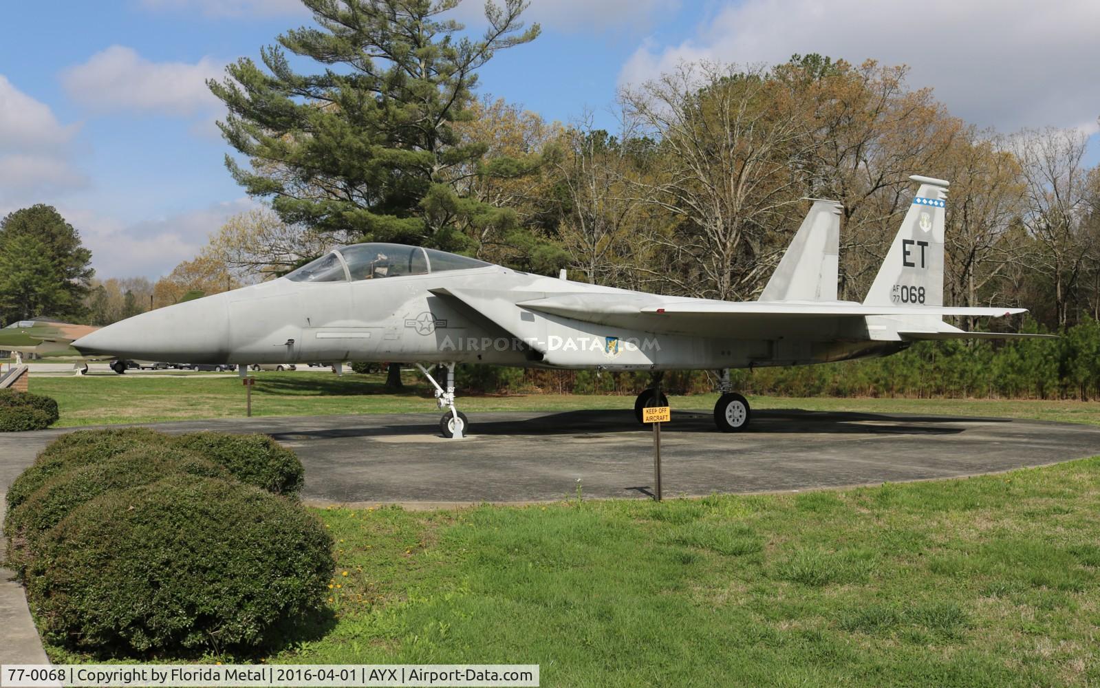 77-0068, 1977 McDonnell Douglas F-15A Eagle C/N 0342/A280, F-15A