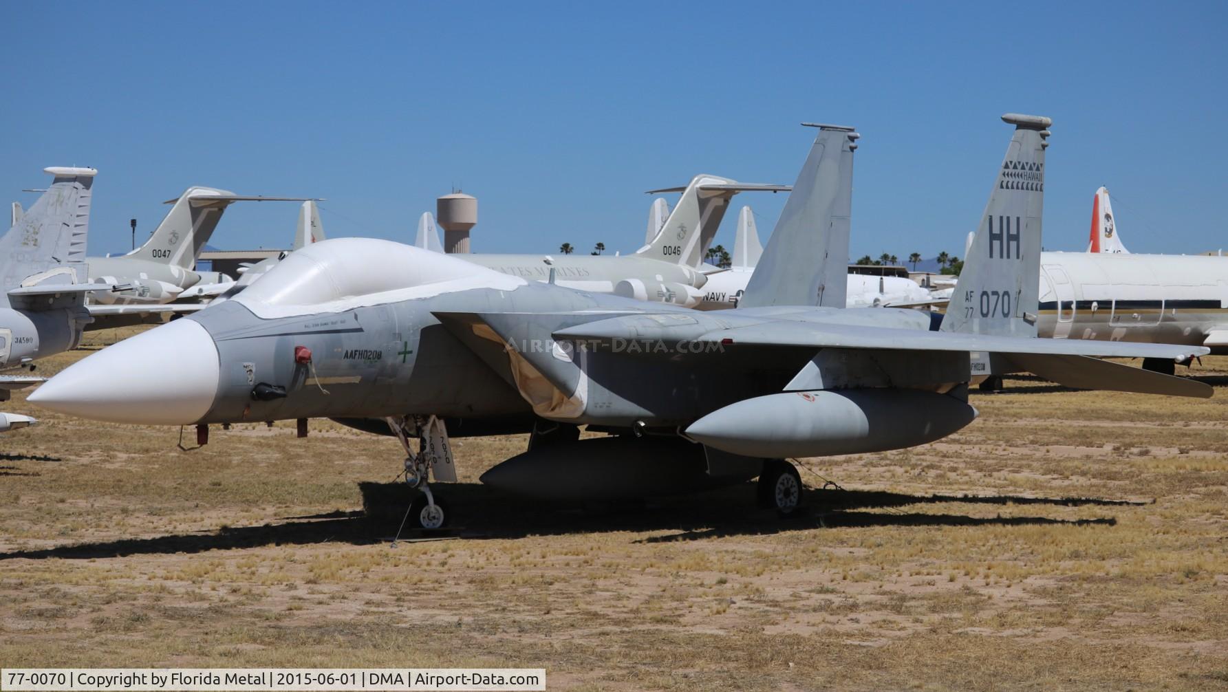 77-0070, McDonnell Douglas F-15A Eagle C/N 0344/A282, F-15A