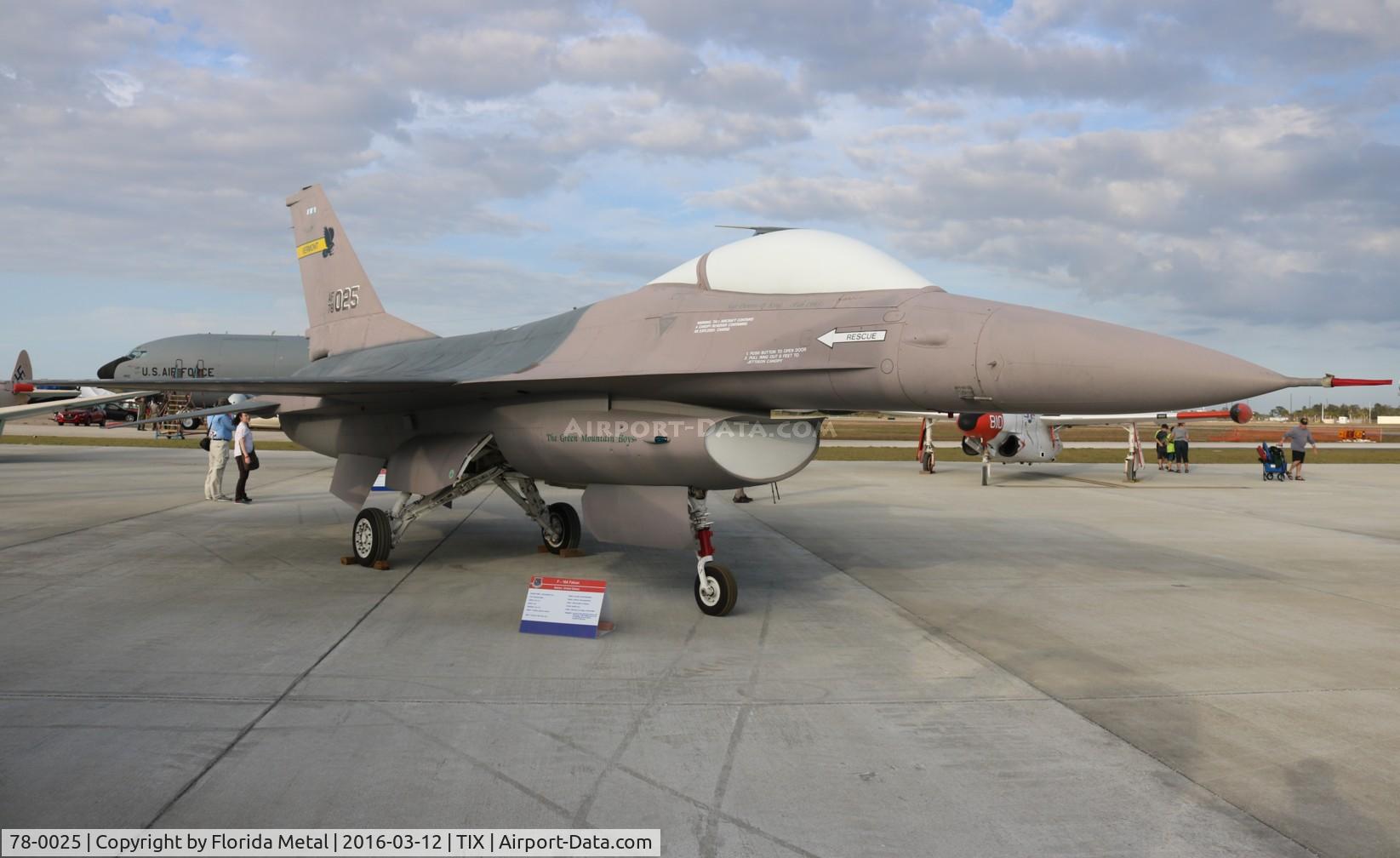 78-0025, 1978 General Dynamics F-16A Fighting Falcon C/N 61-31, F-16A