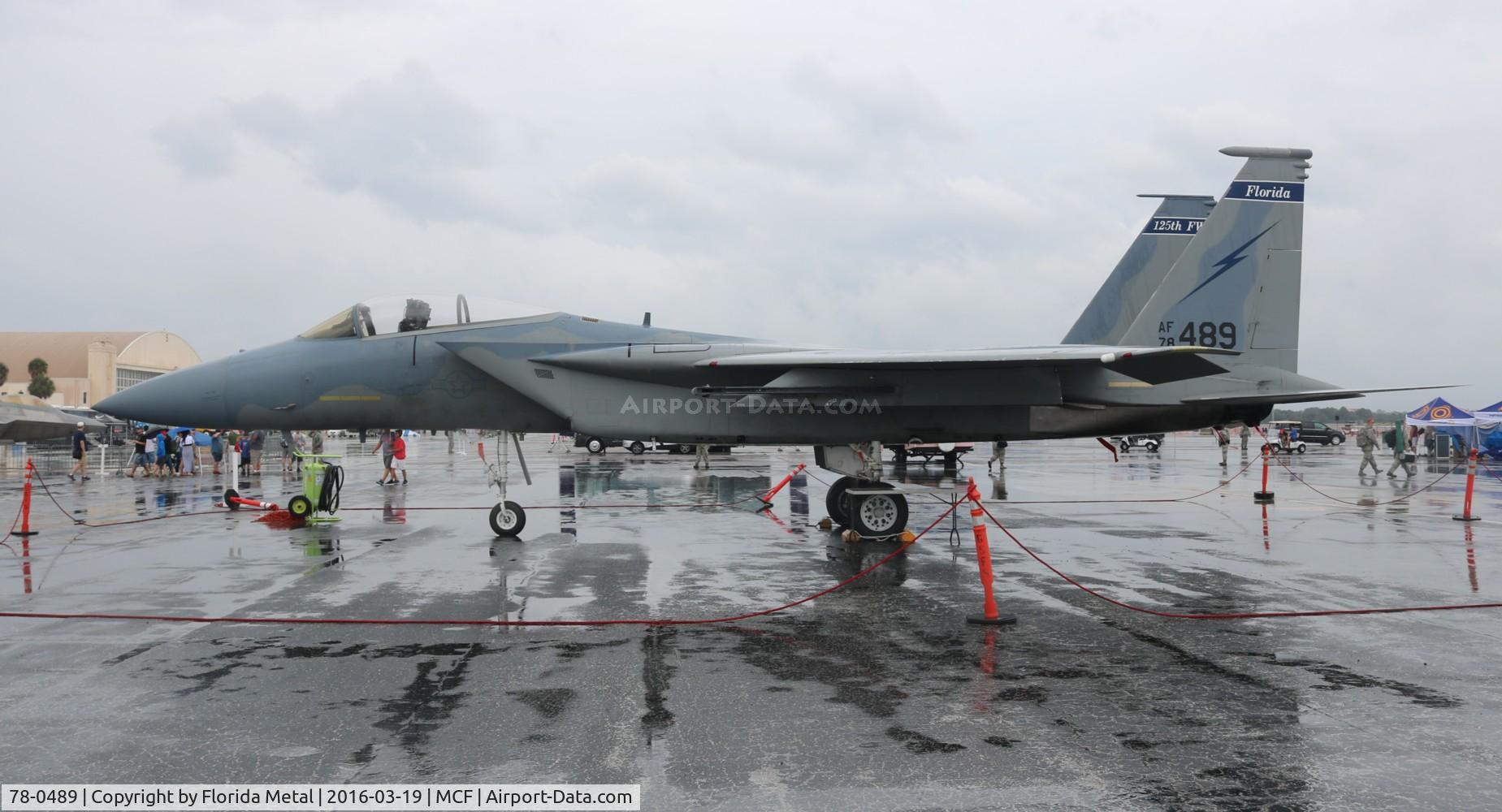 78-0489, 1978 McDonnell Douglas F-15C Eagle C/N 0471/C022, F-15C