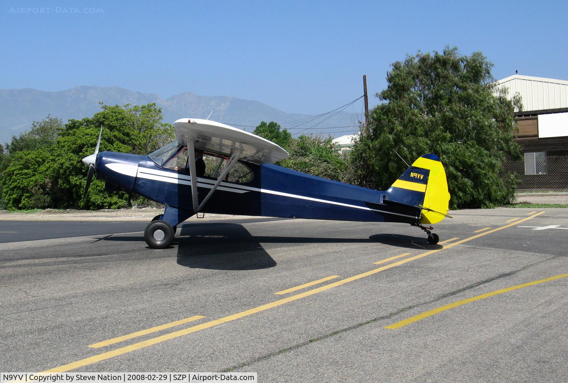 N9YV, 1971 Piper PA-18-150 Super Cub C/N 18-8926, 1971 Piper PA-18-150 taxiing @ Santa Paula Airport (Ventura County), CA