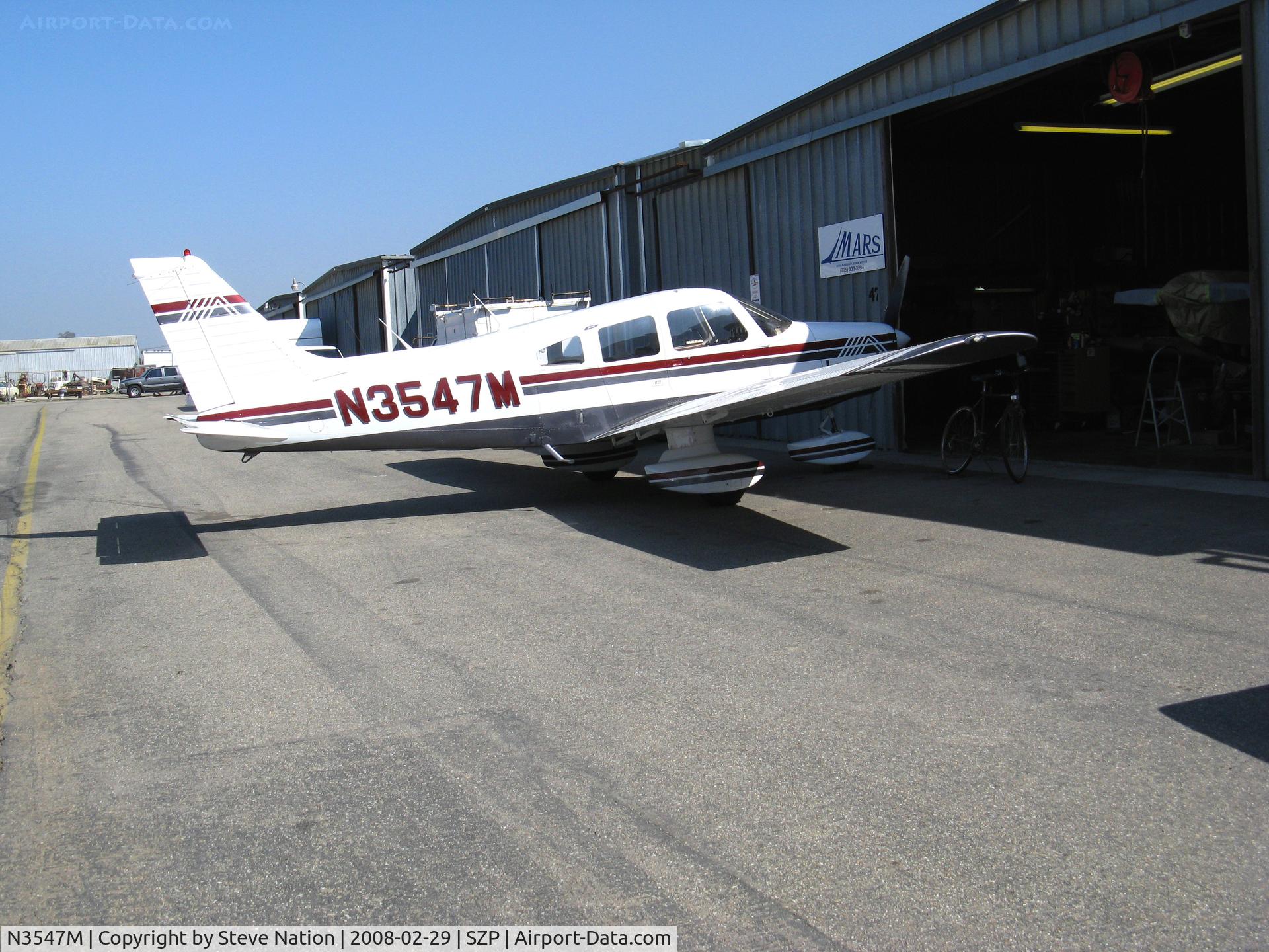 N3547M, 1978 Piper PA-28-161 Warrior II C/N 28-7816354, Locally-based 1978 Piper PA-28-161 Warrior II @ Santa Paula Airport (Ventura County), CA