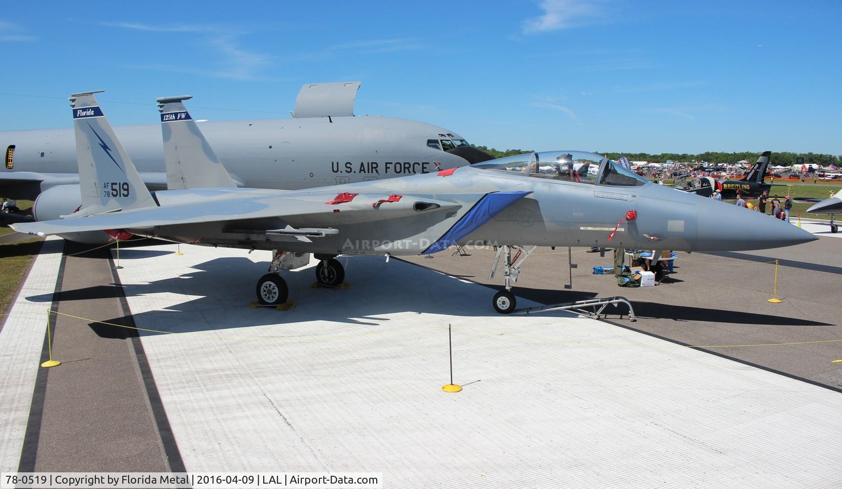 78-0519, 1978 McDonnell Douglas F-15C Eagle C/N 0506/C052, F-15C of Florida Air National Guard