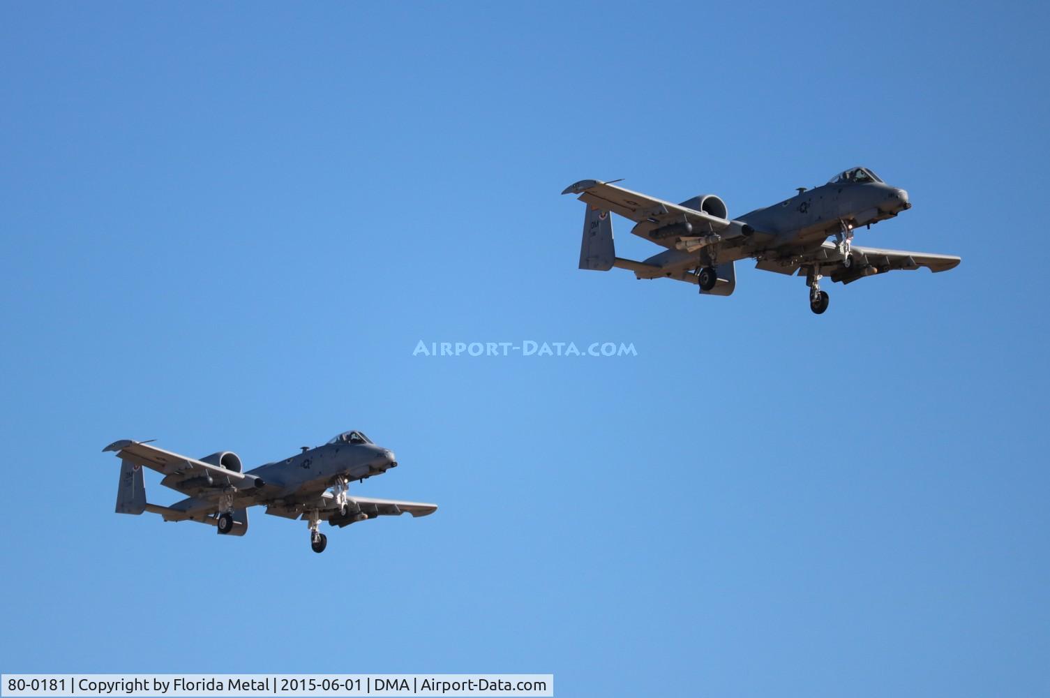 80-0181, 1980 Fairchild Republic A-10C Thunderbolt II C/N A10-0531, A-10C