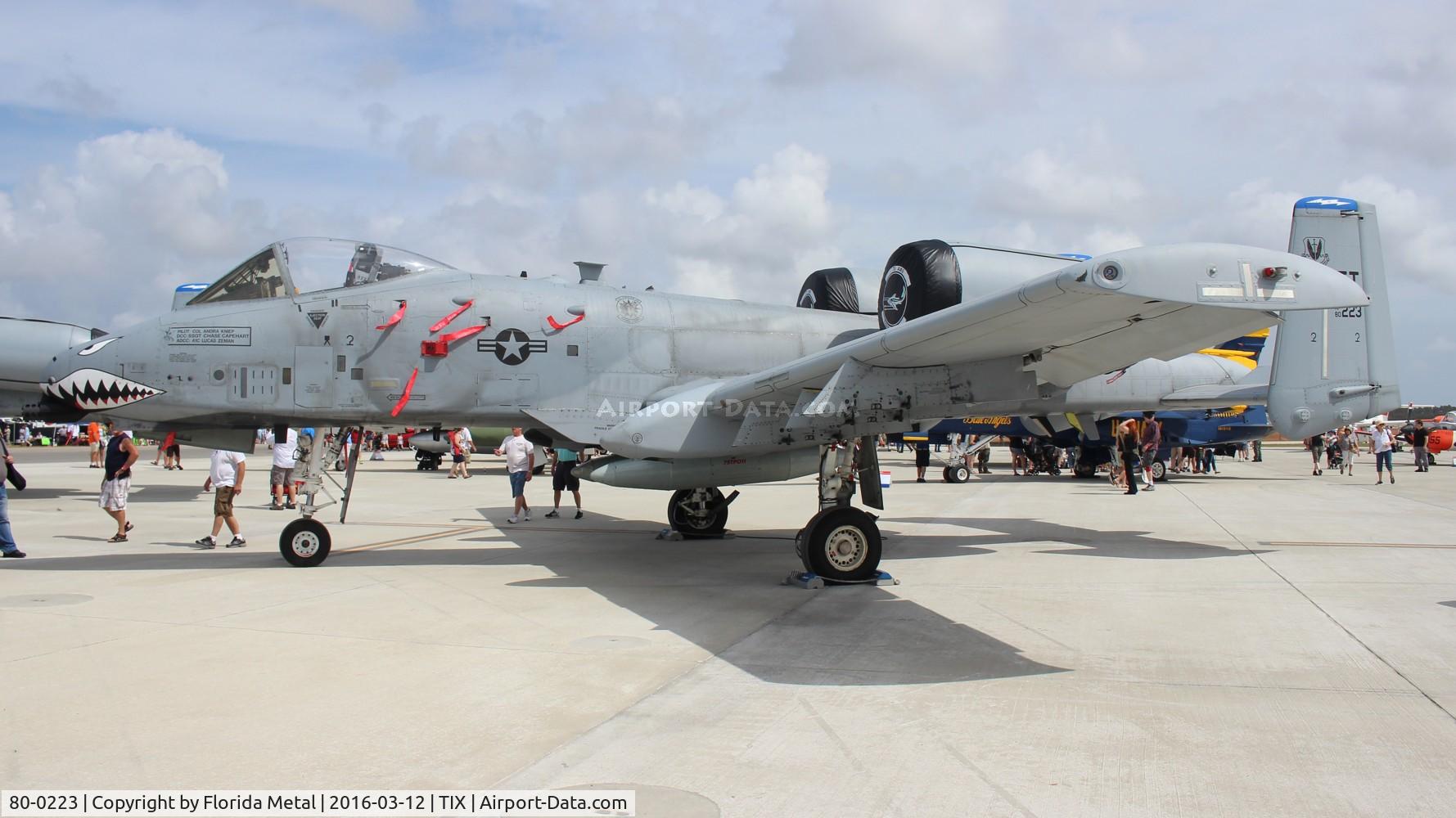 80-0223, 1980 Fairchild Republic A-10C Thunderbolt II C/N A10-0573, A-10A