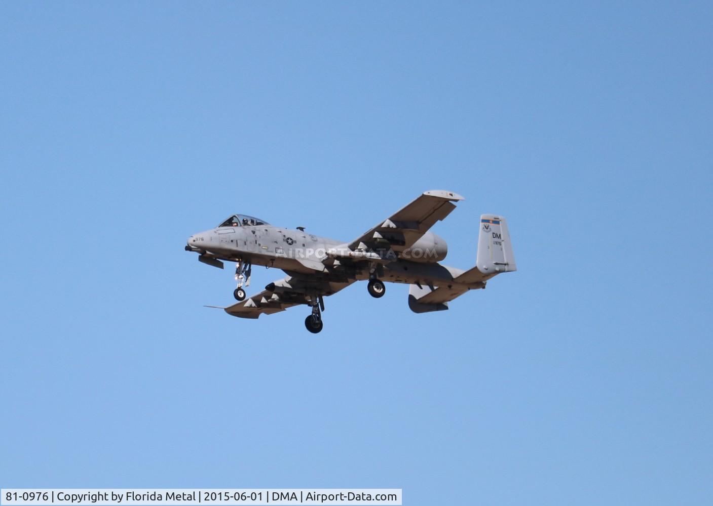 81-0976, 1981 Fairchild Republic OA-10A Thunderbolt II C/N A10-0671, OA-10A