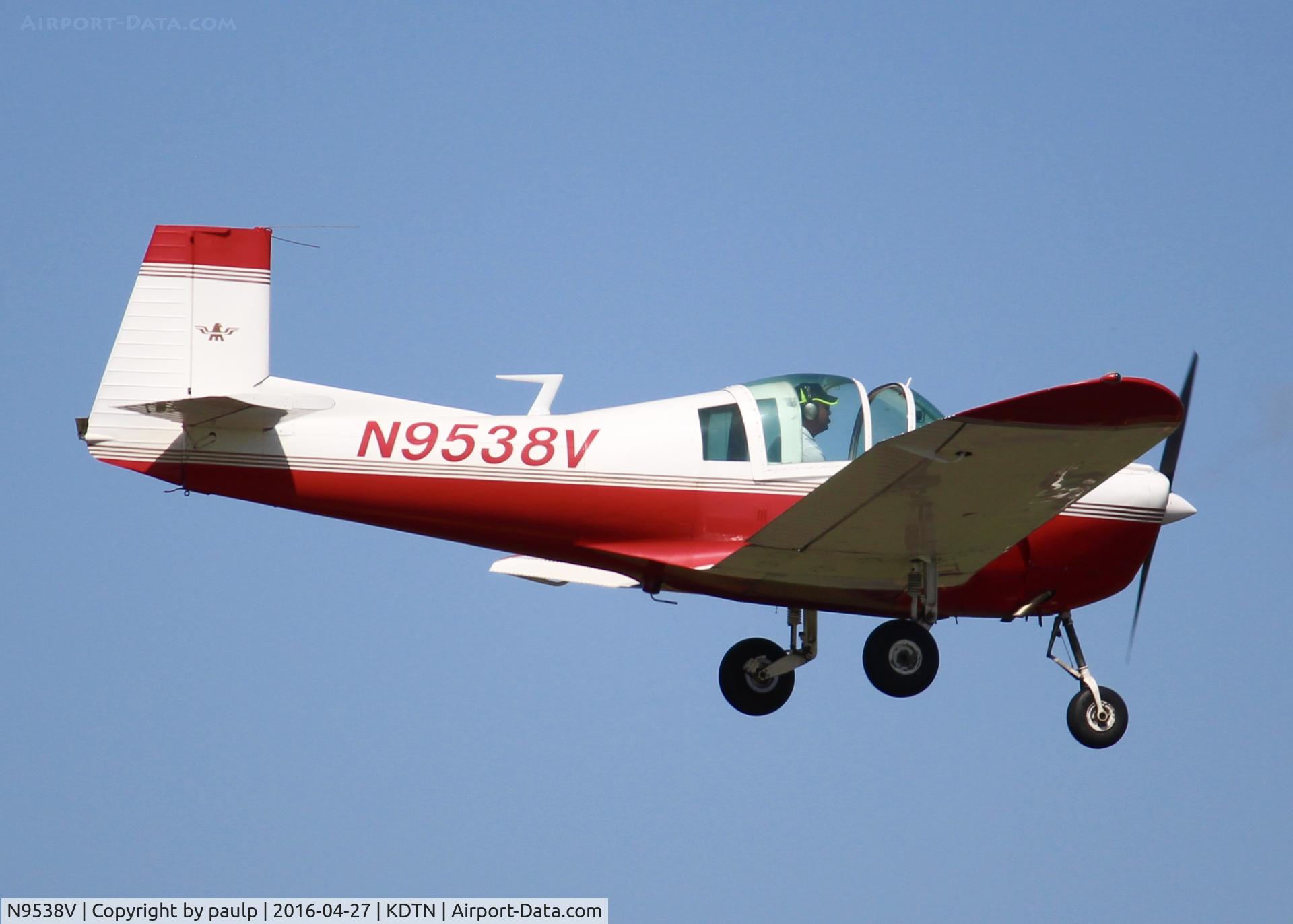 N9538V, 1970 Mooney M10 Cadet C/N 700028, At Downtown Shreveport.
