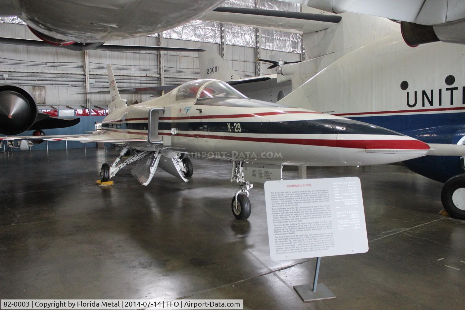 82-0003, 1982 Grumman X-29A C/N Not found 82-0003, X-29A