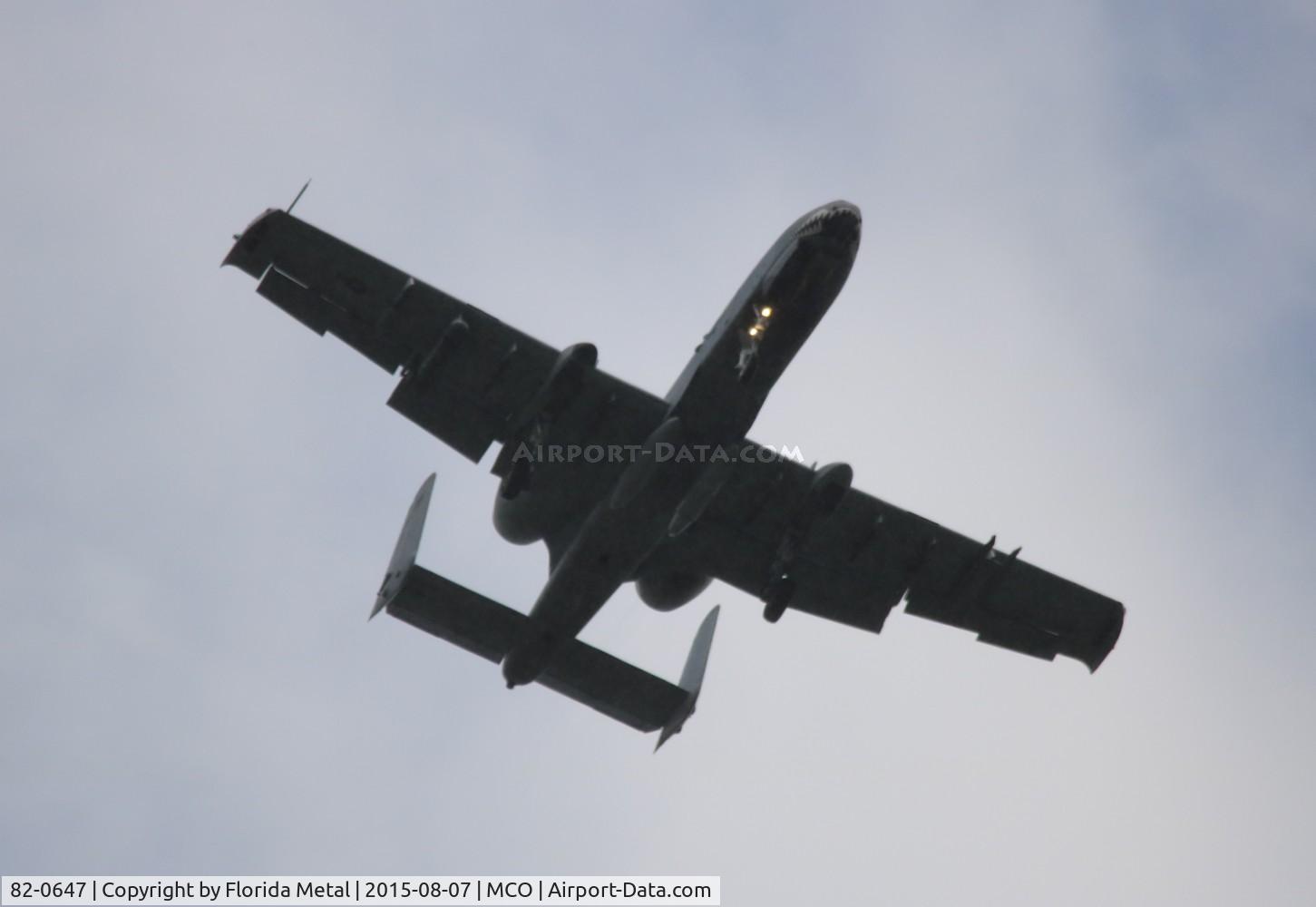 82-0647, Fairchild A-10A Thunderbolt II C/N A10-0695, A-10A