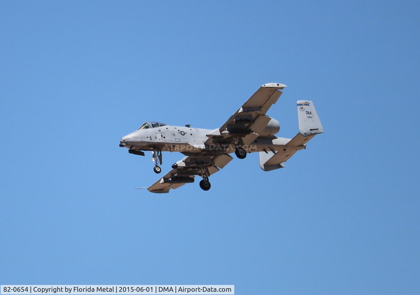 82-0654, 1982 Fairchild Republic A-10C Thunderbolt II C/N A10-0702, A-10C