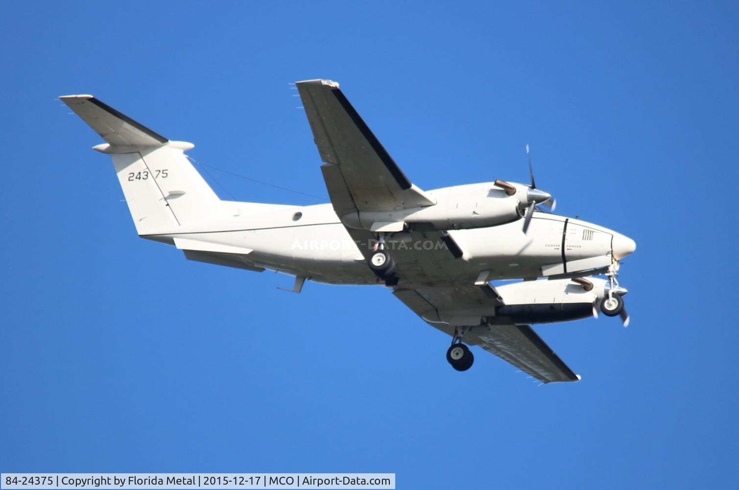 84-24375, 1984 Beech C-12D Huron C/N BP-46, C-12D Huron