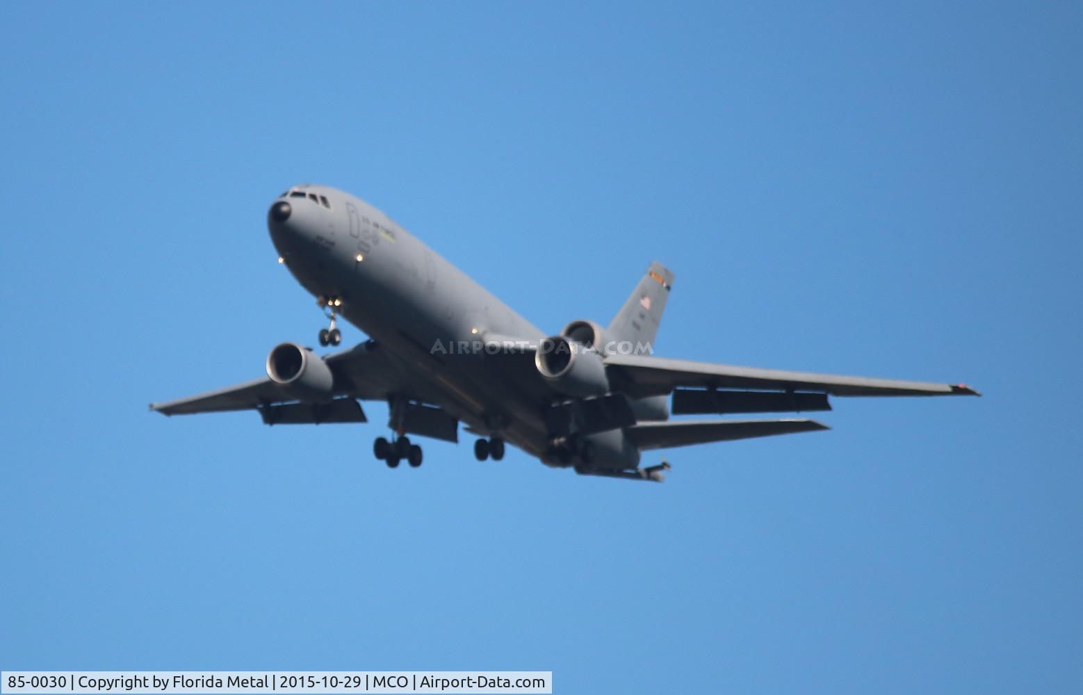 85-0030, 1985 McDonnell Douglas KC-10A Extender C/N 48235, KC-10A
