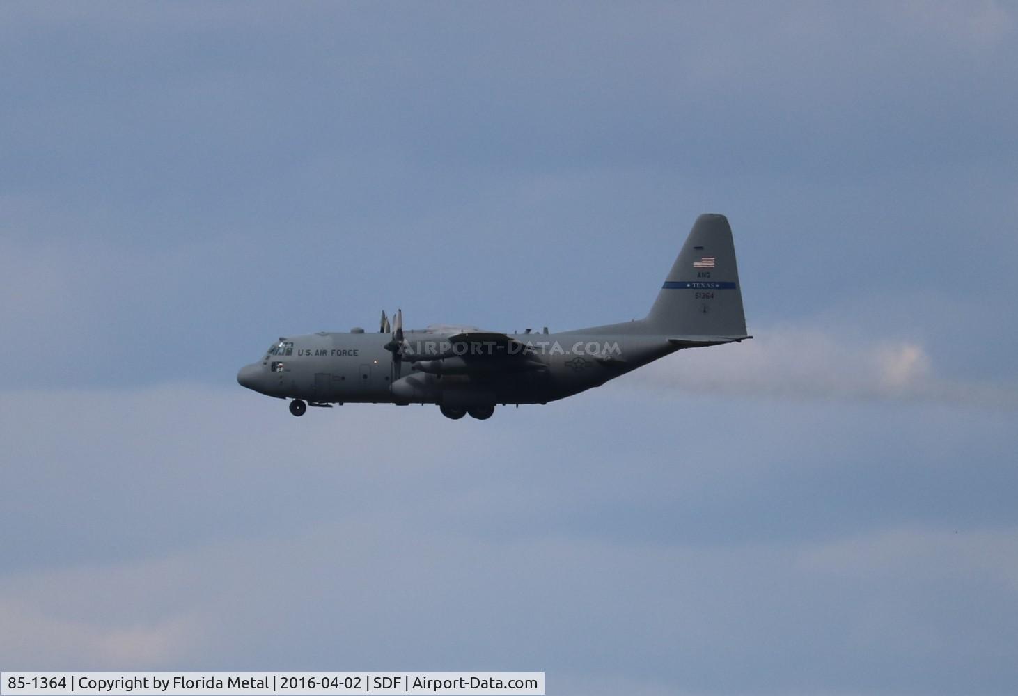 85-1364, 1985 Lockheed C-130H Hercules C/N 382-5076, C-130H