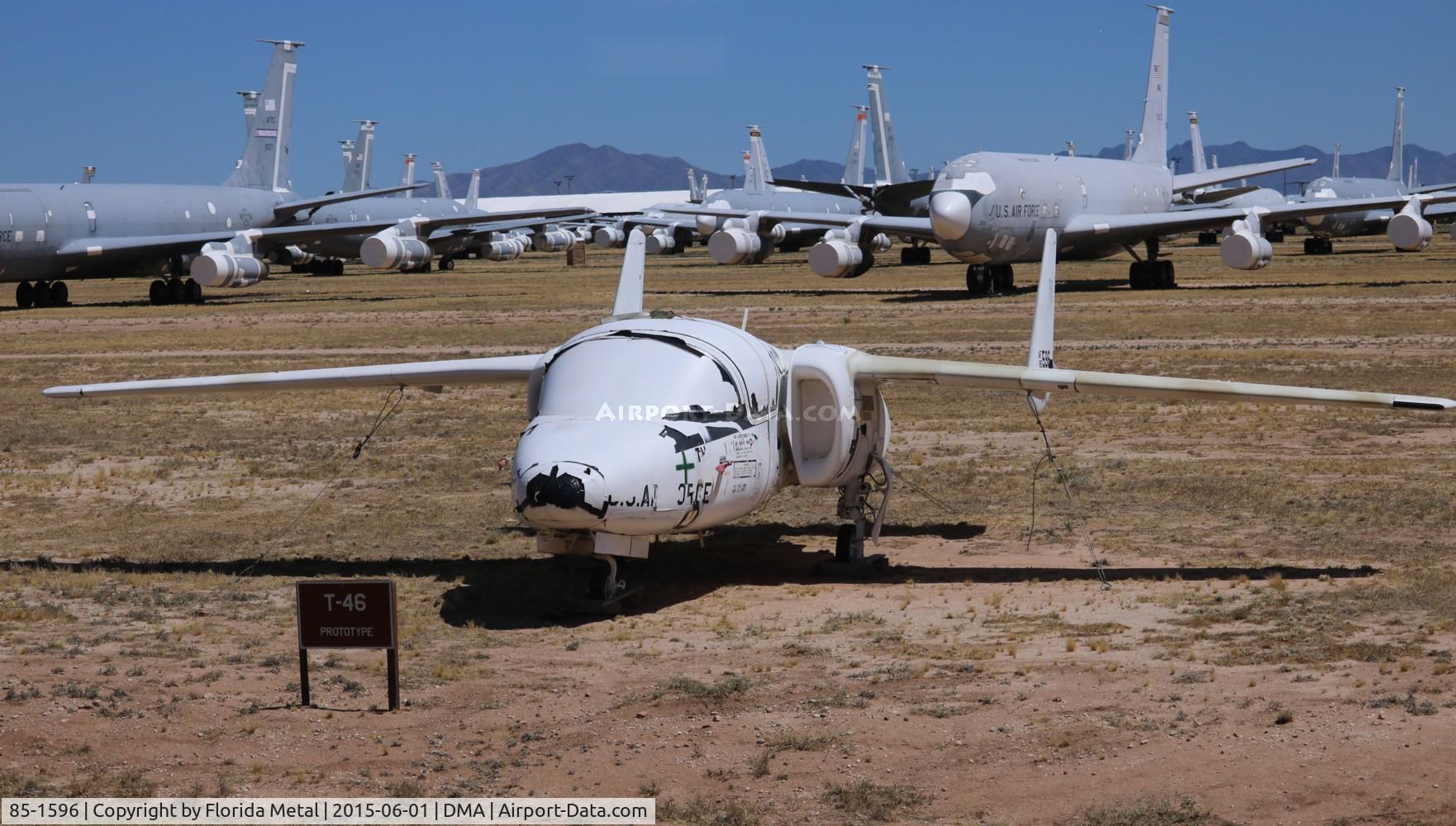 85-1596, 1985 Fairchild T-46A Eaglet C/N 5A-21, T-46A Eaglet