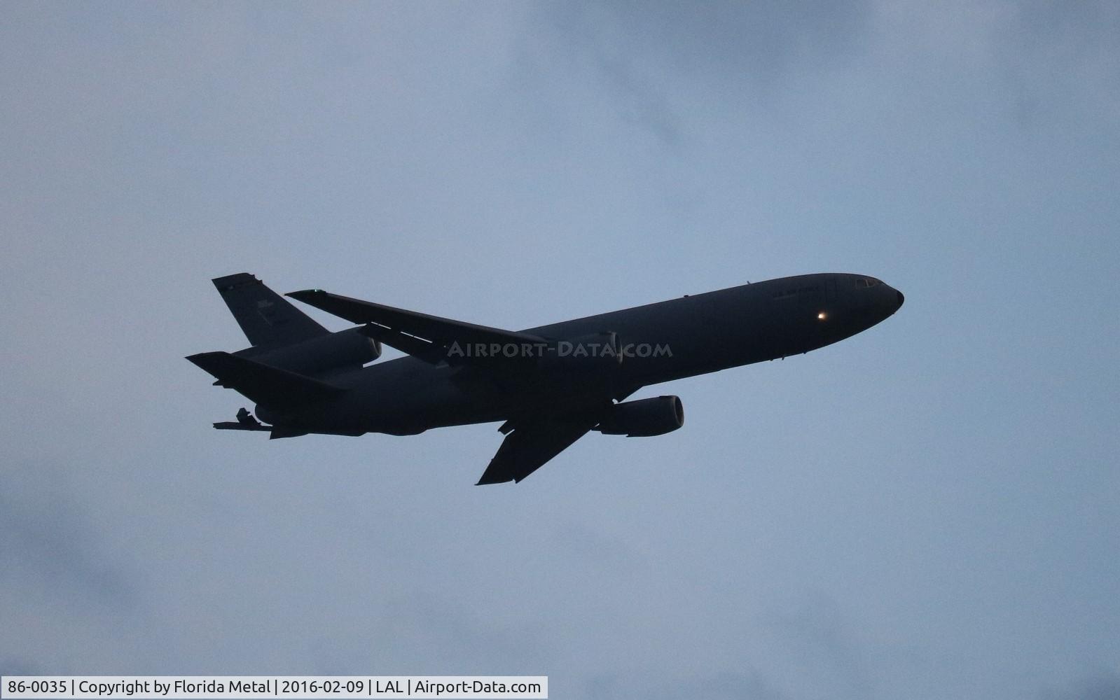 86-0035, 1986 McDonnell Douglas KC-10A Extender C/N 48248, KC-10A