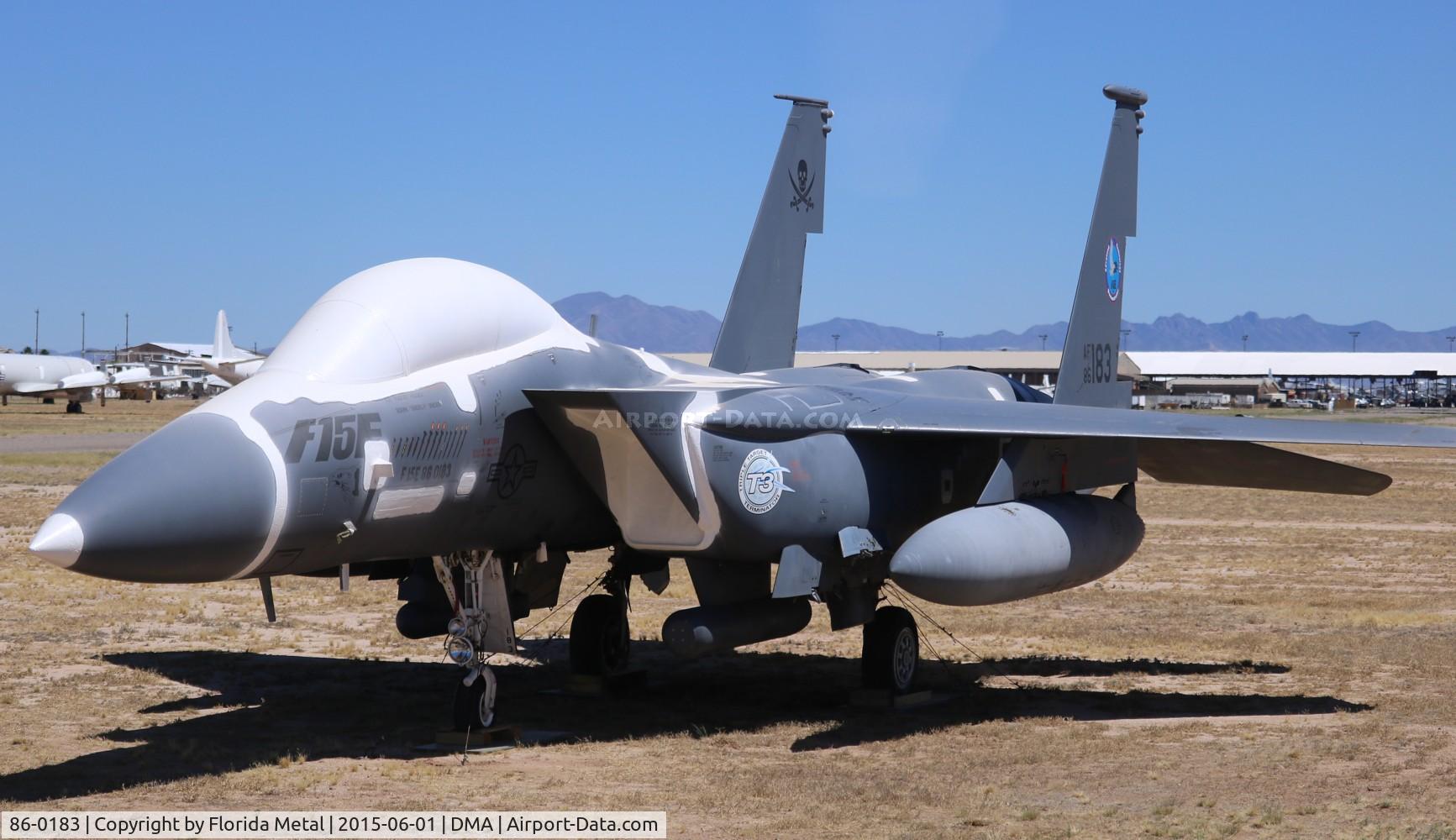 86-0183, 1986 McDonnell Douglas F-15E Strike Eagle C/N 0986/E001, F-15E