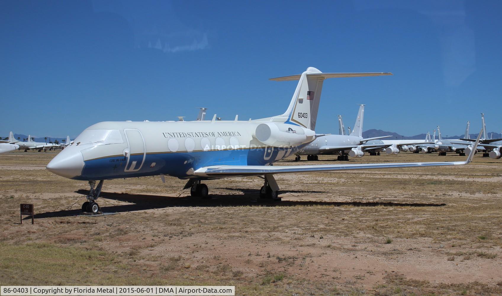 86-0403, 1985 Grumman C-20C Gulfstream III C/N 473, C-20C