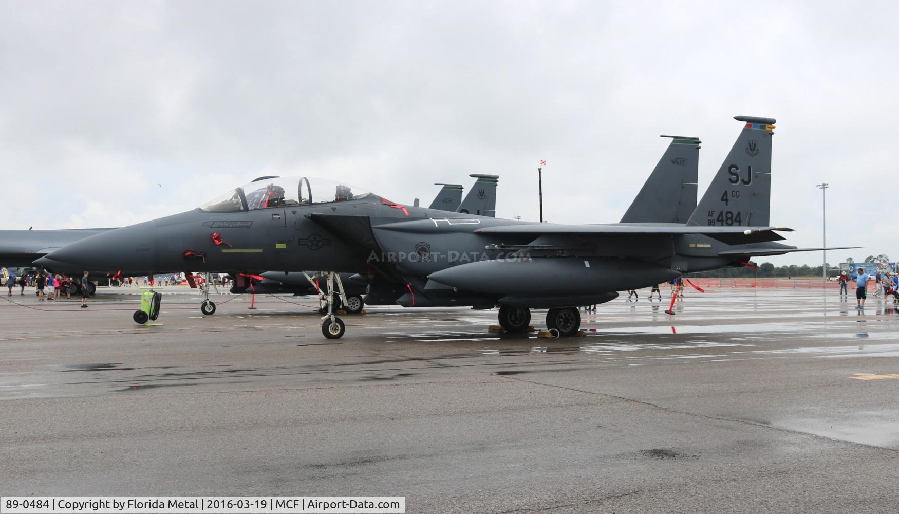 89-0484, 1989 McDonnell Douglas F-15E Strike Eagle C/N 1131/E106, F-15E