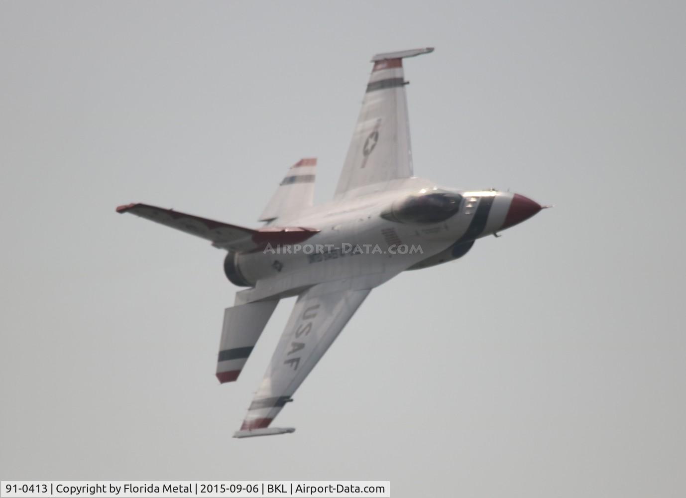 91-0413, 1991 General Dynamics F-16CJ Fighting Falcon C/N CC-111, Thunderbirds