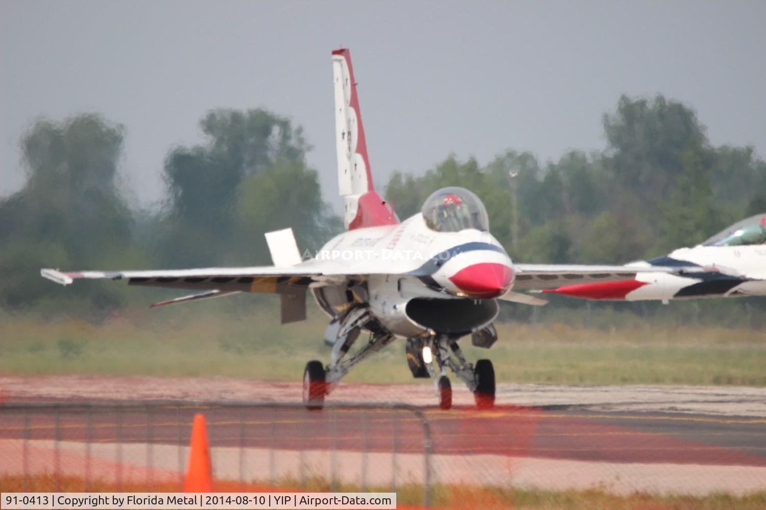 91-0413, 1991 General Dynamics F-16CJ Fighting Falcon C/N CC-111, Thunderbirds