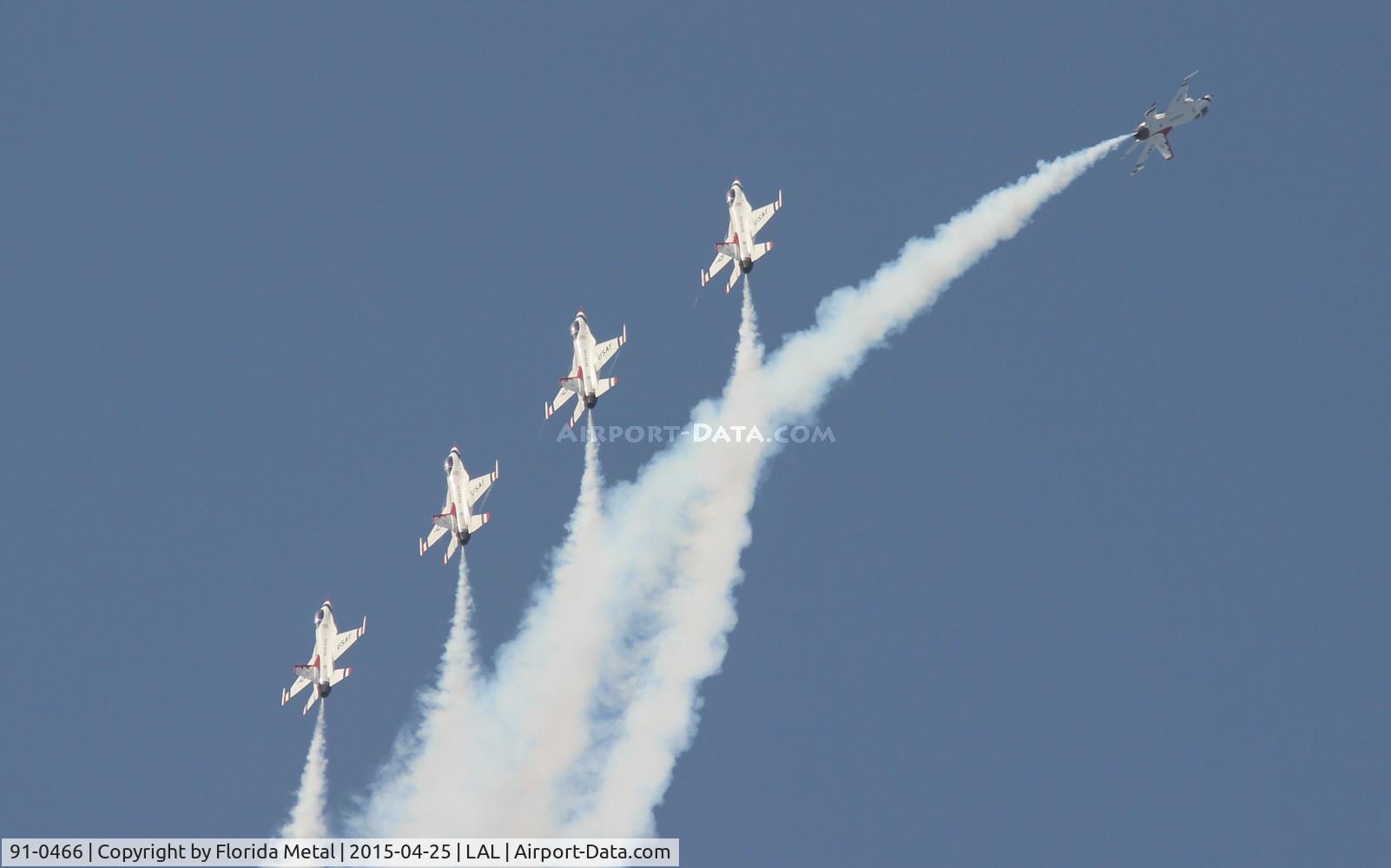 91-0466, 1991 General Dynamics F-16D Fighting Falcon C/N CD-21, Thunderbirds