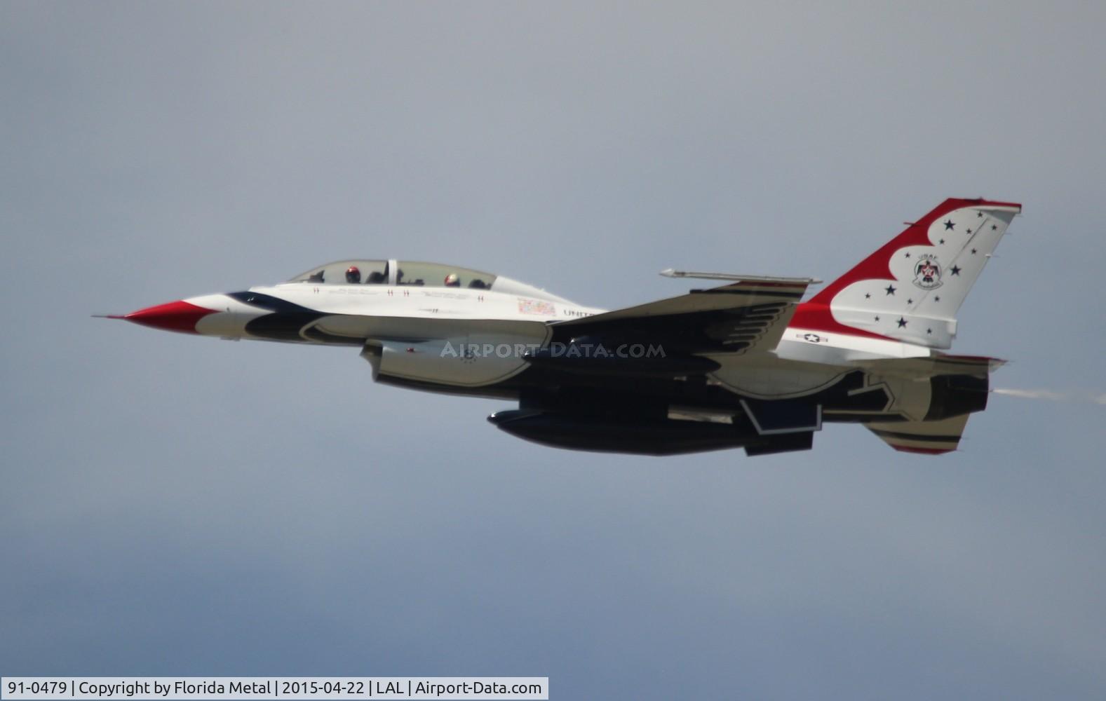 91-0479, 1991 General Dynamics F-16D Fighting Falcon C/N CD-34, Thunderbirds