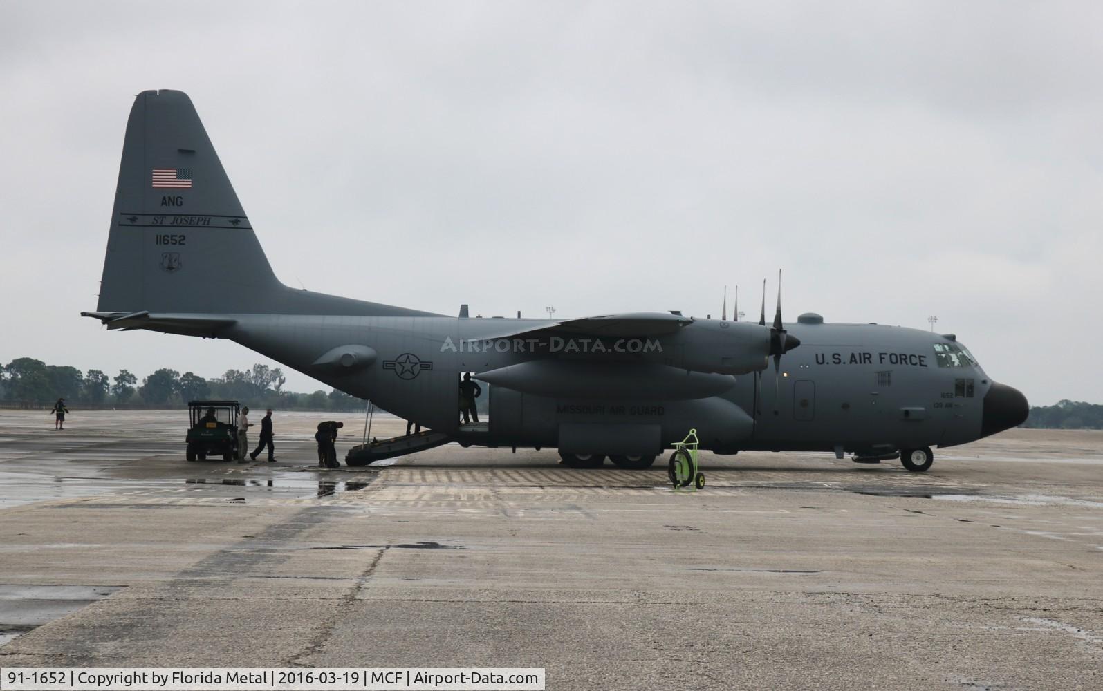 91-1652, 1991 Lockheed C-130H Hercules C/N 382-5291, C-130H