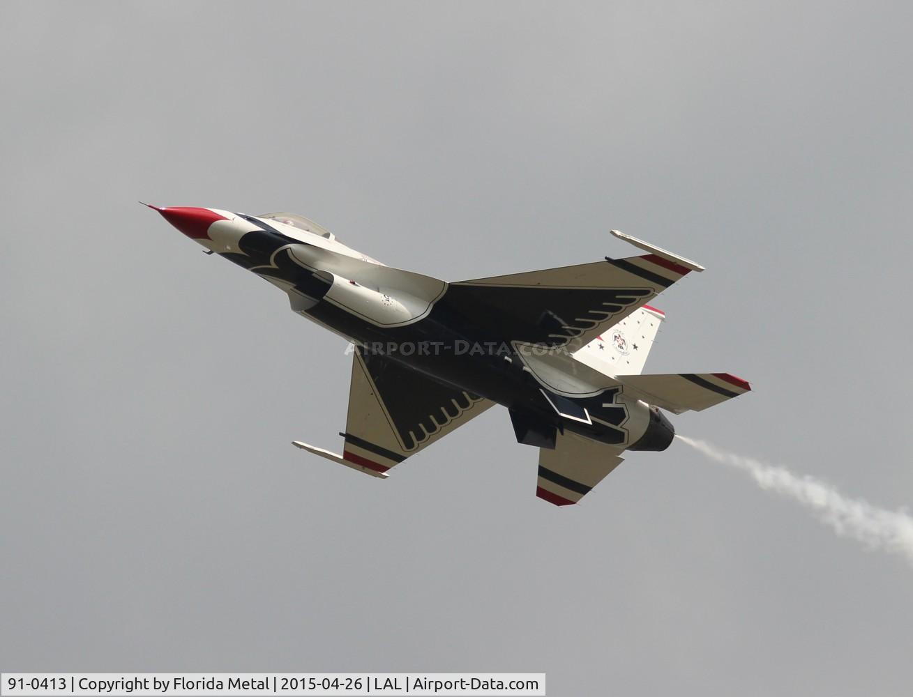 91-0413, 1991 General Dynamics F-16CJ Fighting Falcon C/N CC-111, Thunderbirds