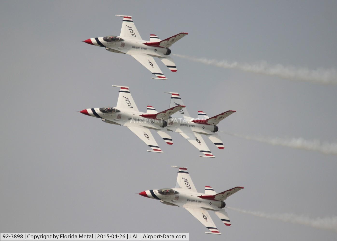 92-3898, General Dynamics F-16CJ Fighting Falcon C/N CC-140, Thunderbirds