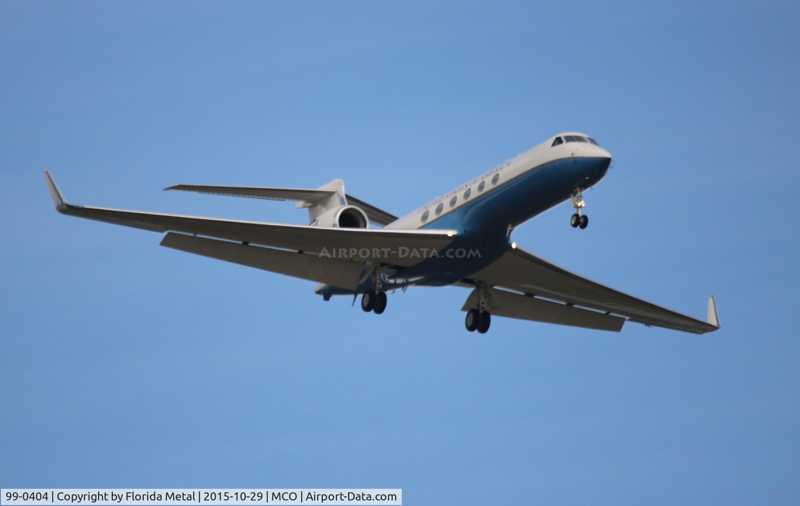 99-0404, 1999 Gulfstream Aerospace C-37A (Gulfstream V) C/N 590, C-37A